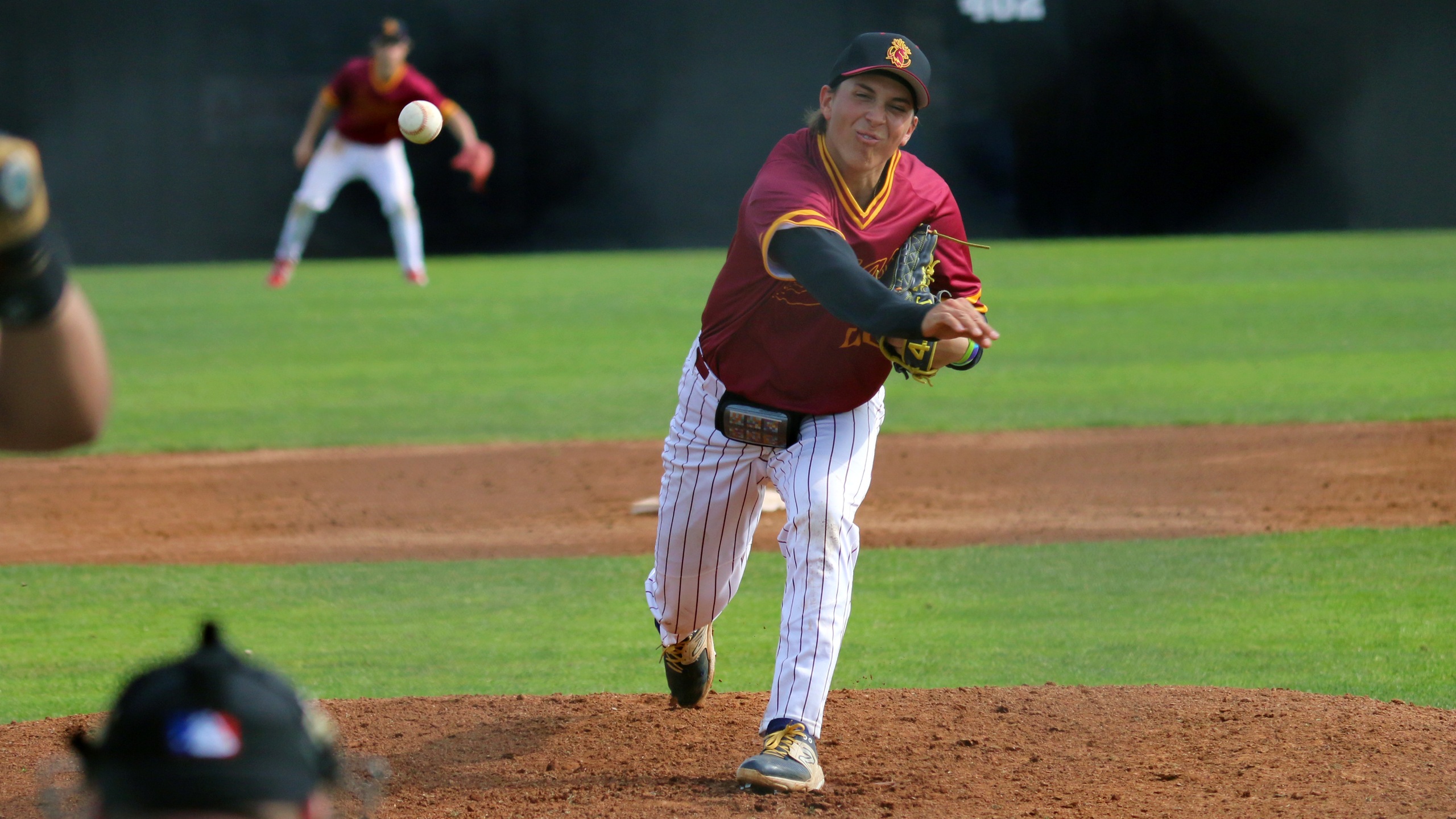 Kody Perry struck out 10 in five innings for the Stags