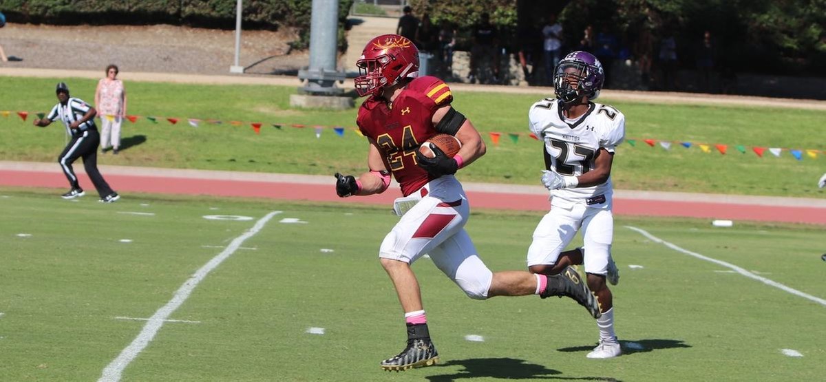 Garrett Cheadle (274 Yards) Breaks School Rushing Record as CMS Football Moves to 5-0 in SCIAC