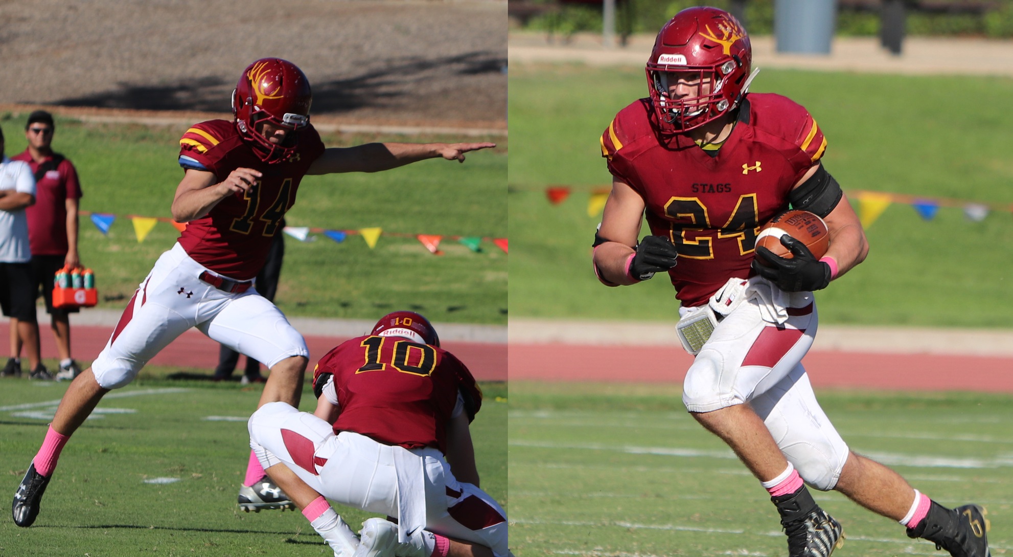 Maiuolo, Cheadle Win SCIAC Player of the Week Honors for CMS Football