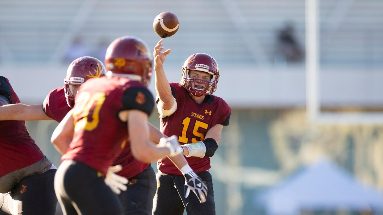 Zach Fogel and Anderson Cynkar connected on two touchdown passes (photo by Anibal Ortiz)