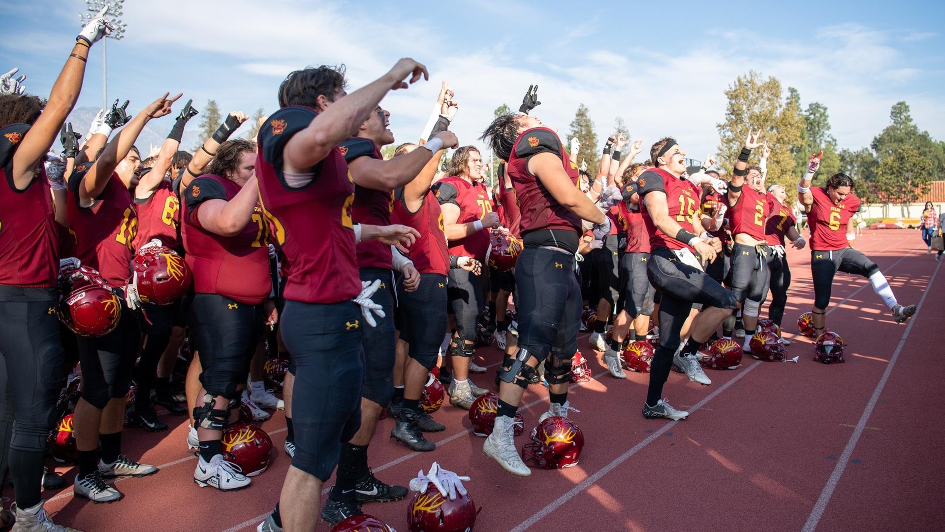 CMS after clinching a share of the SCIAC title last year (photo by Joyce Andersen)