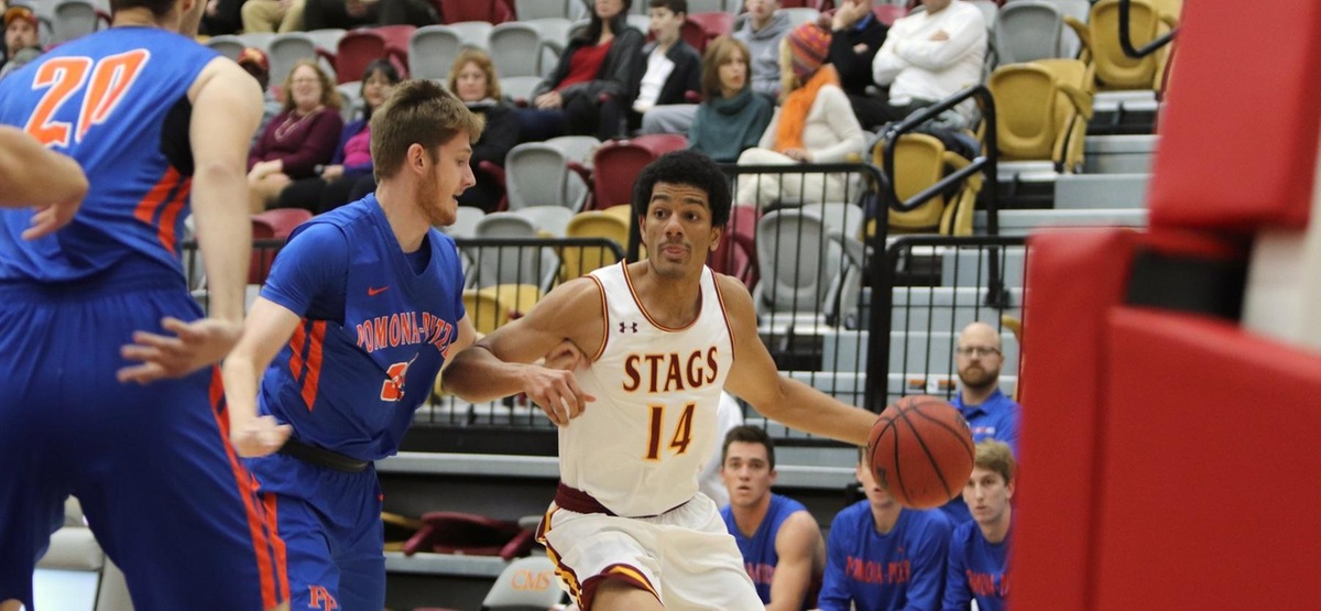 Miles President scored a team-high 14 points, eight of which in the second half, to lead the Stags to a comeback 81-70 victory over Redlands.