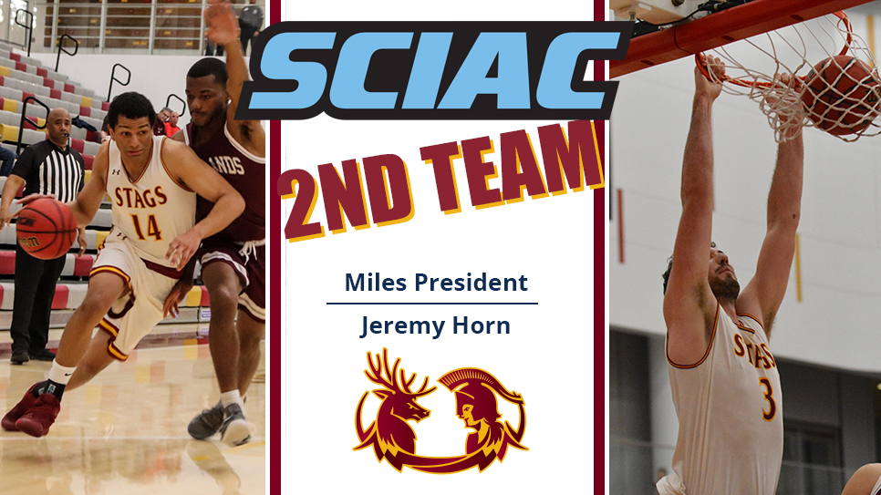 Miles President (left) and Jeremy Horn (right) were second-team All-SCIAC