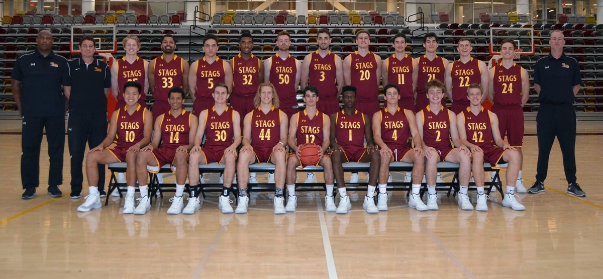2019-20 CMS Men's Basketball Team Shot