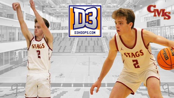 Action shots of Josh Angle with the D3hoops.com logo