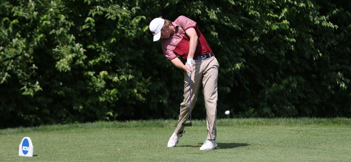 Senior Alex Wrenn had an eagle on his final collegiate round at the NCAA Championships (photo by Justin Sweeney)