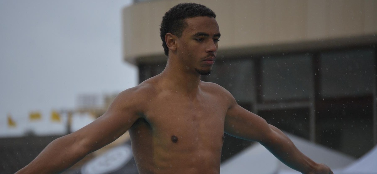 Kendall Hollimon added to his illustrious resume with the Stags by finishing third in the three-meter dive