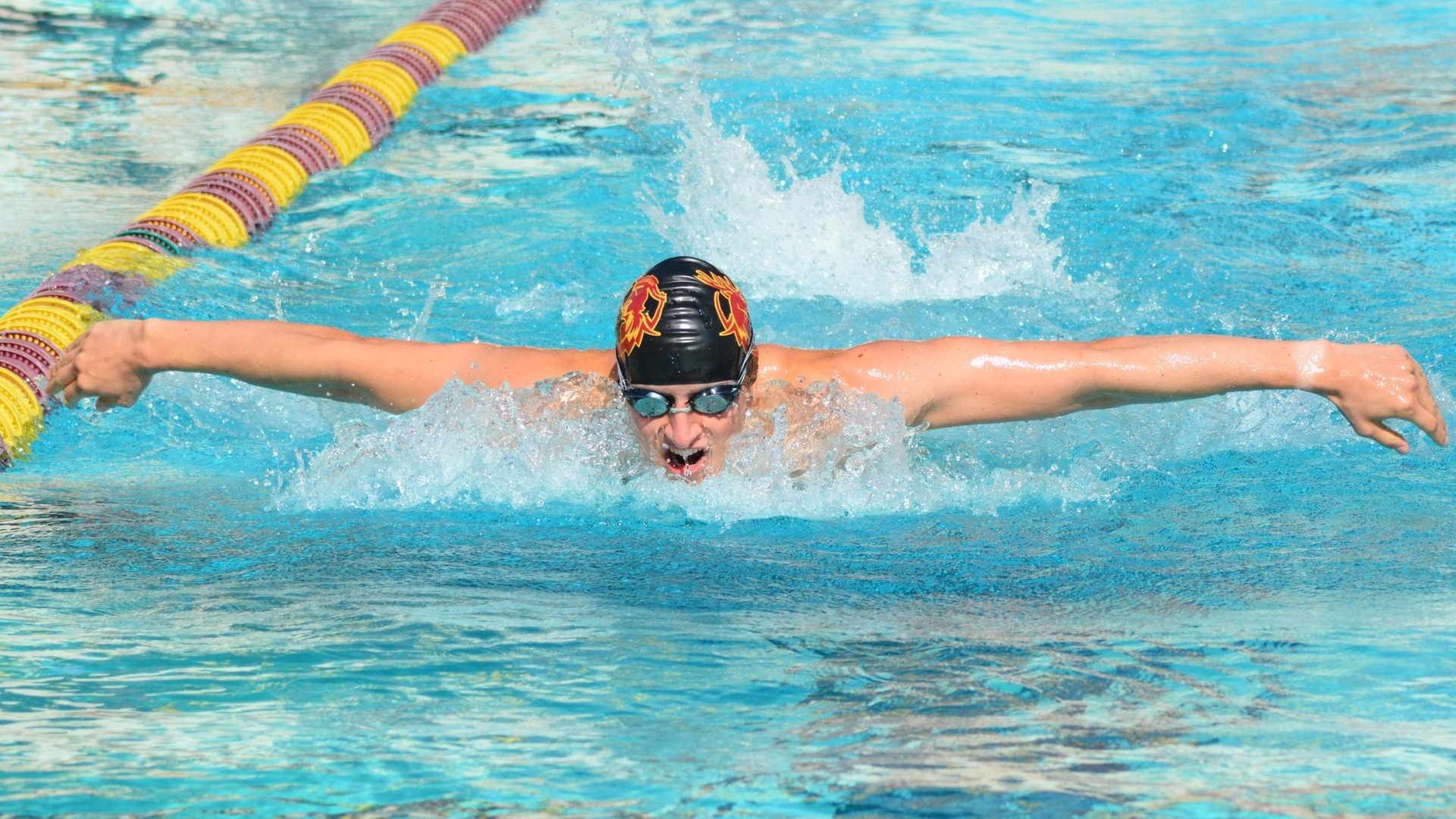 Frank Applebaum won the 200 IM over the defending SCIAC Swimmer of the Year