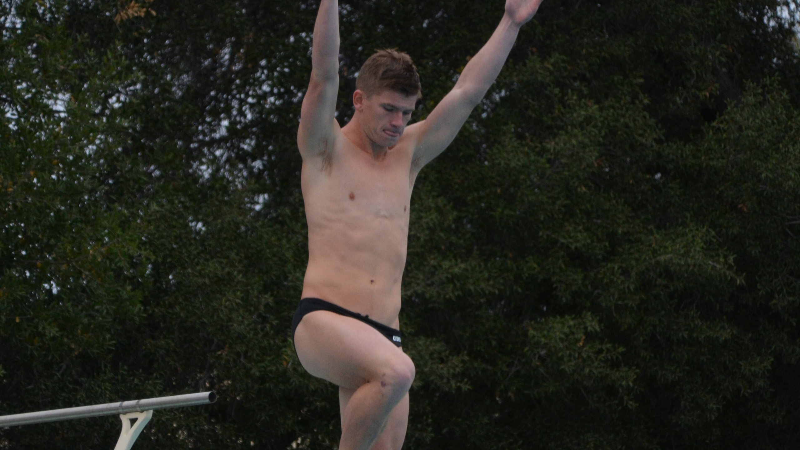 Jack Griffith took both diving events for the Stags