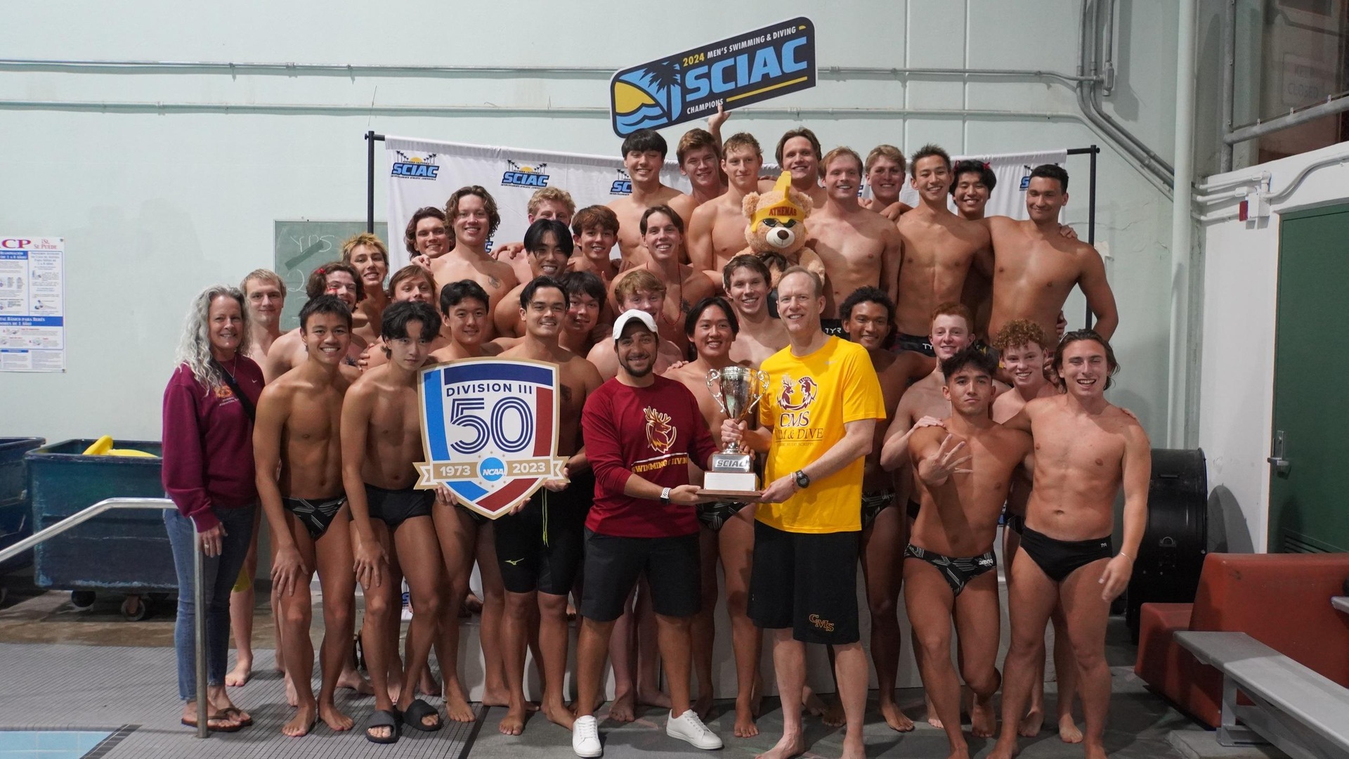 CMS celebrated its fourth straight SCIAC title