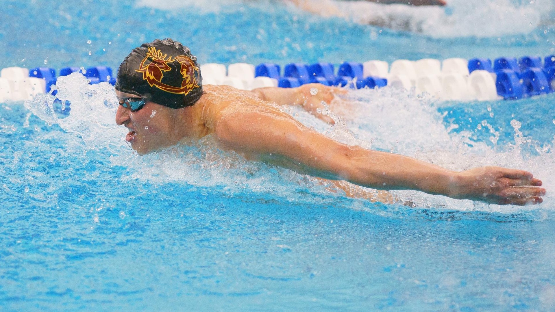 Frank Applebaum finished second with his fastest-ever 200 fly (photo by Josh Brown)