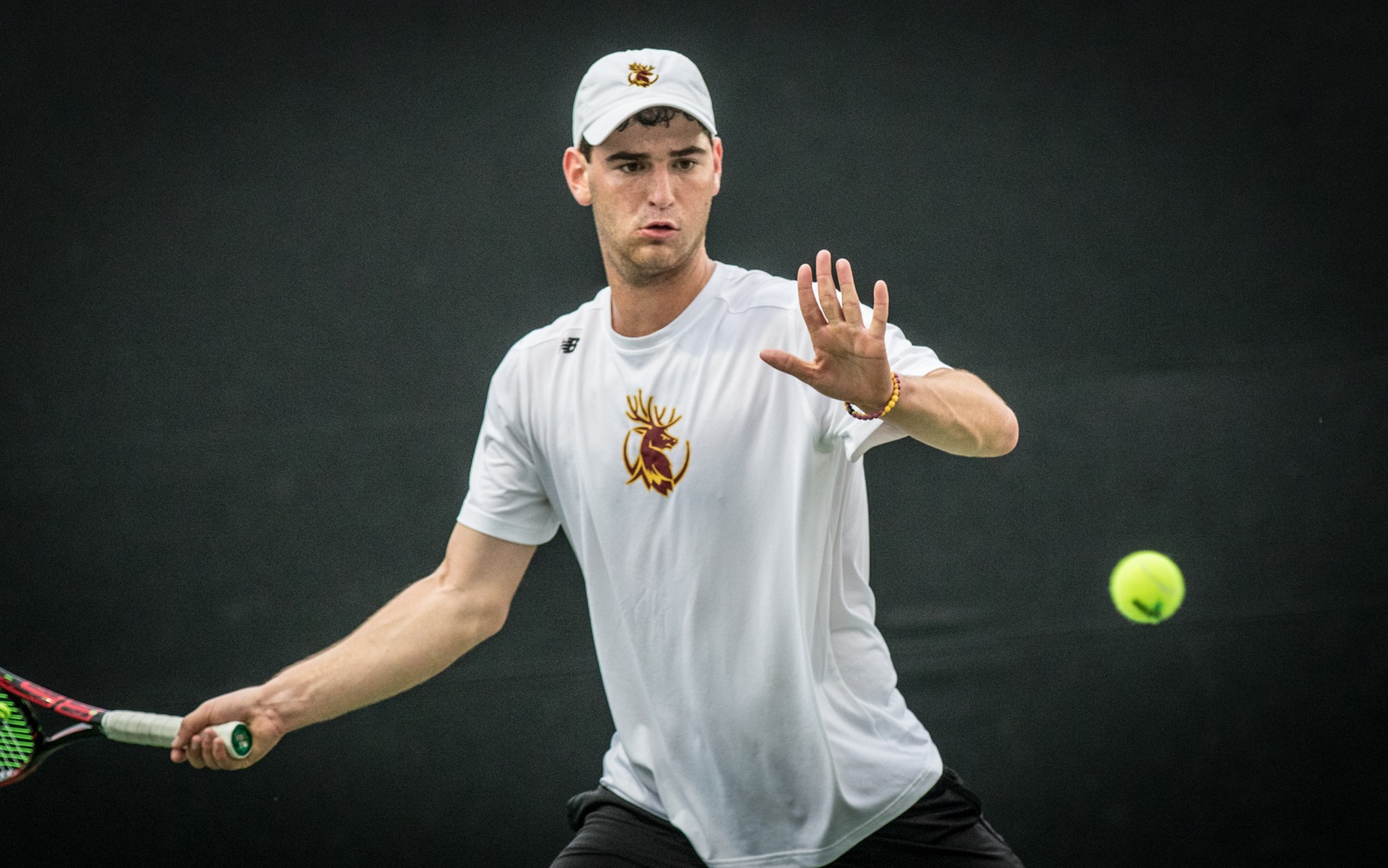 Junior Matthew Jacobs (CMC) won the deciding match at No. 6 singles against MIT on Tuesday.