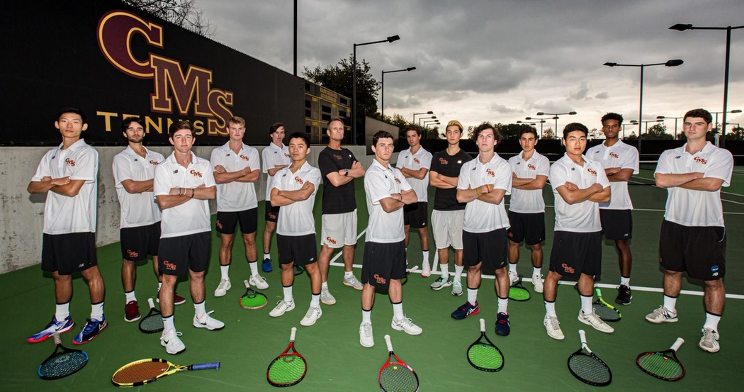 CMS Men's Tennis team