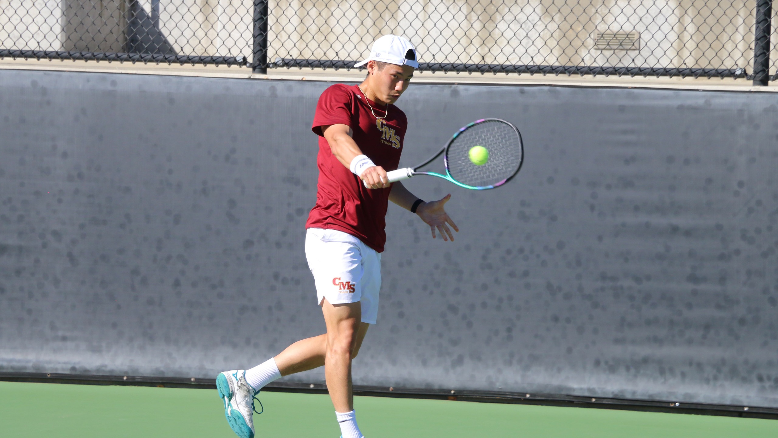 Chris Li won twice in singles and once in doubles in the Stags' victories over Point Loma and UC Santa Cruz on Friday.