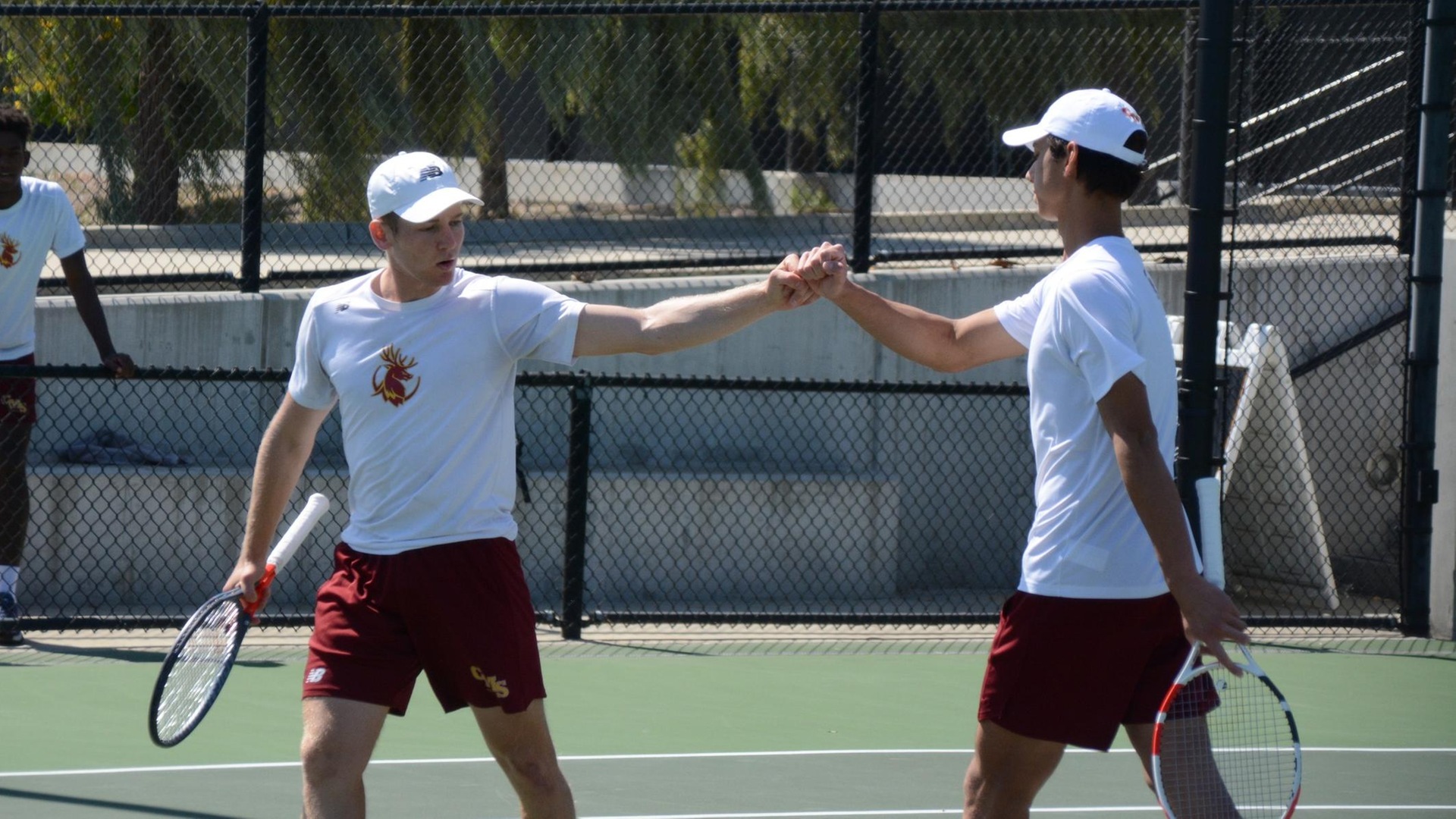 Matthew Robinson and Philip Martin earned singles and doubles wins