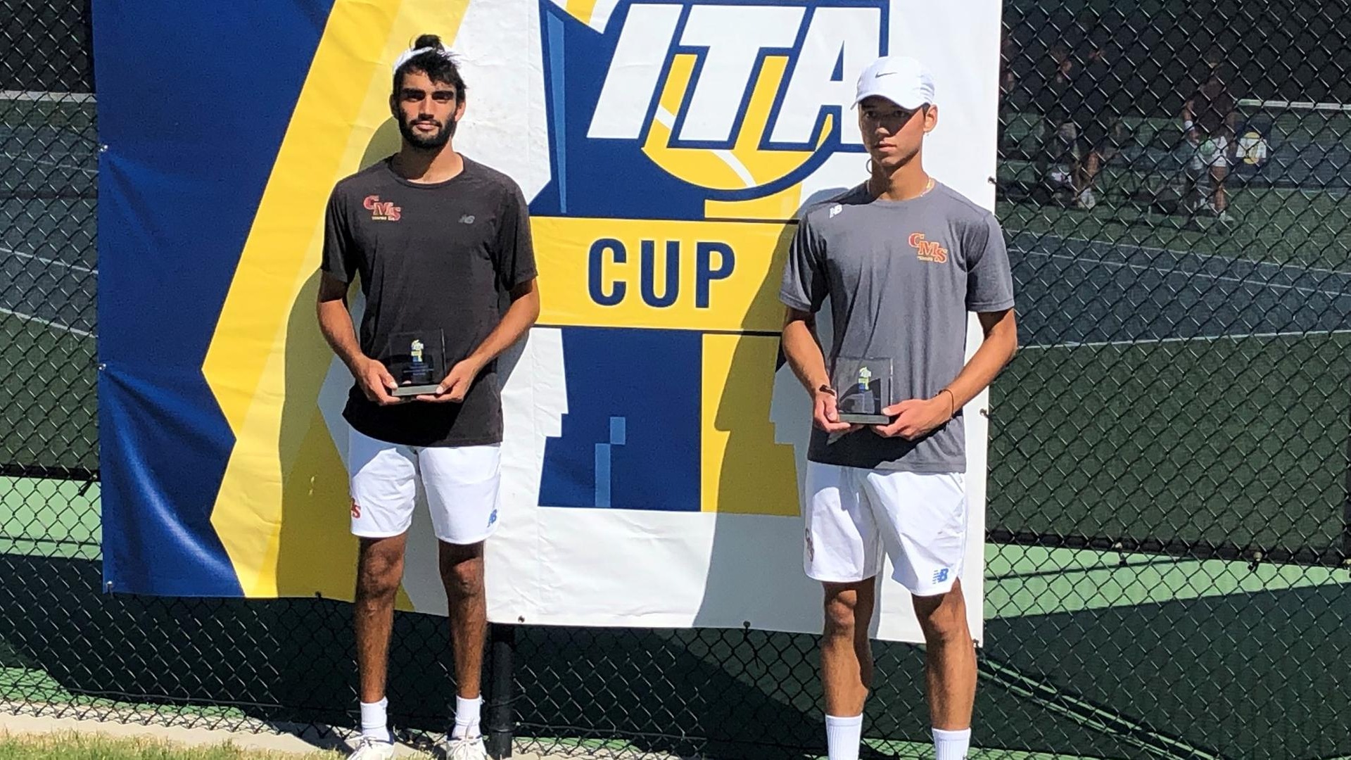 Nathan Arimilli (l) and Philip Martin (r) reached the national finals in their first college event
