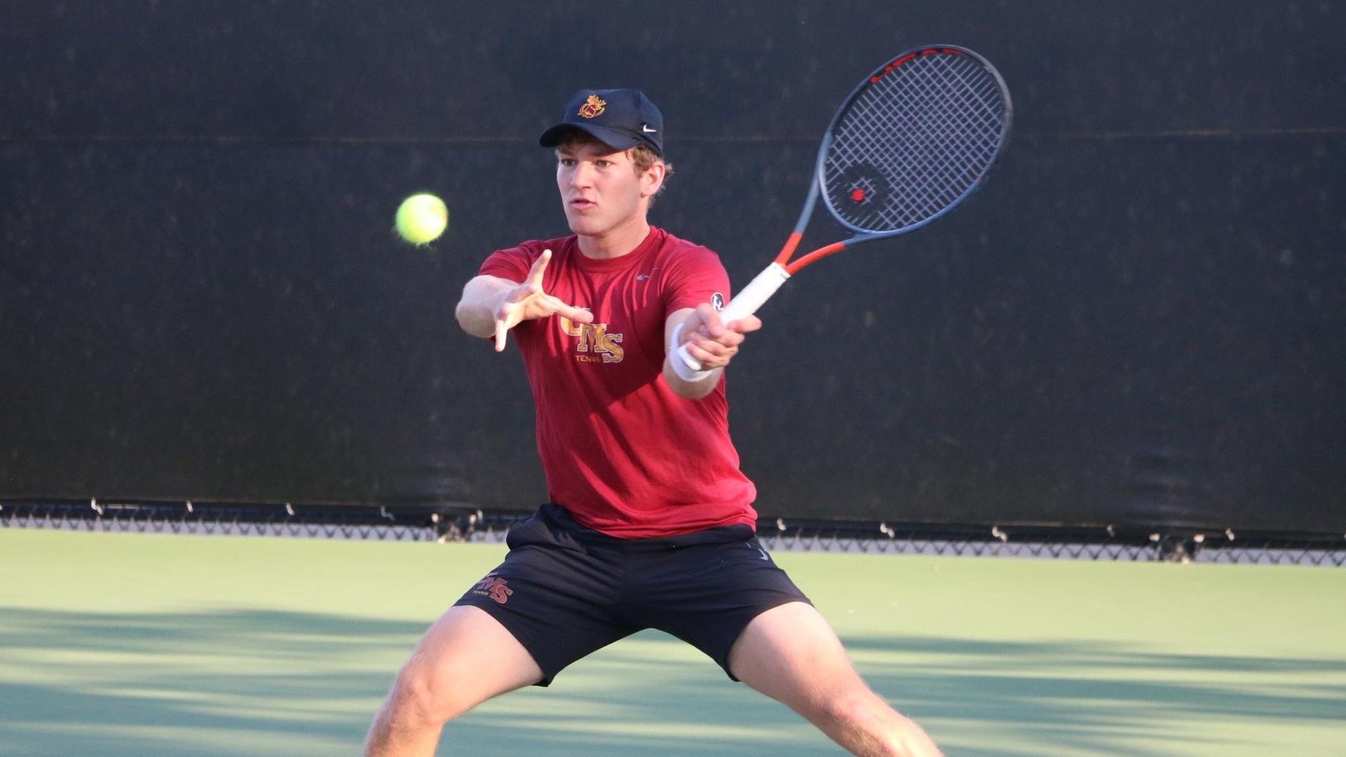 Matthew Robinson earned wins in both singles and doubles