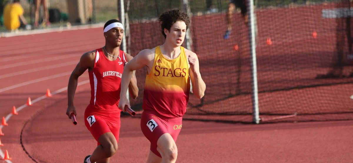 The CMS men's 4x400 relay team came in third at the Westmont On Your Marks meet