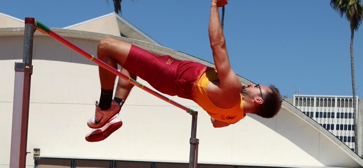 Senior Eric Myers is seeded fourth in the high jump for the Stags heading into the SCIAC Championships