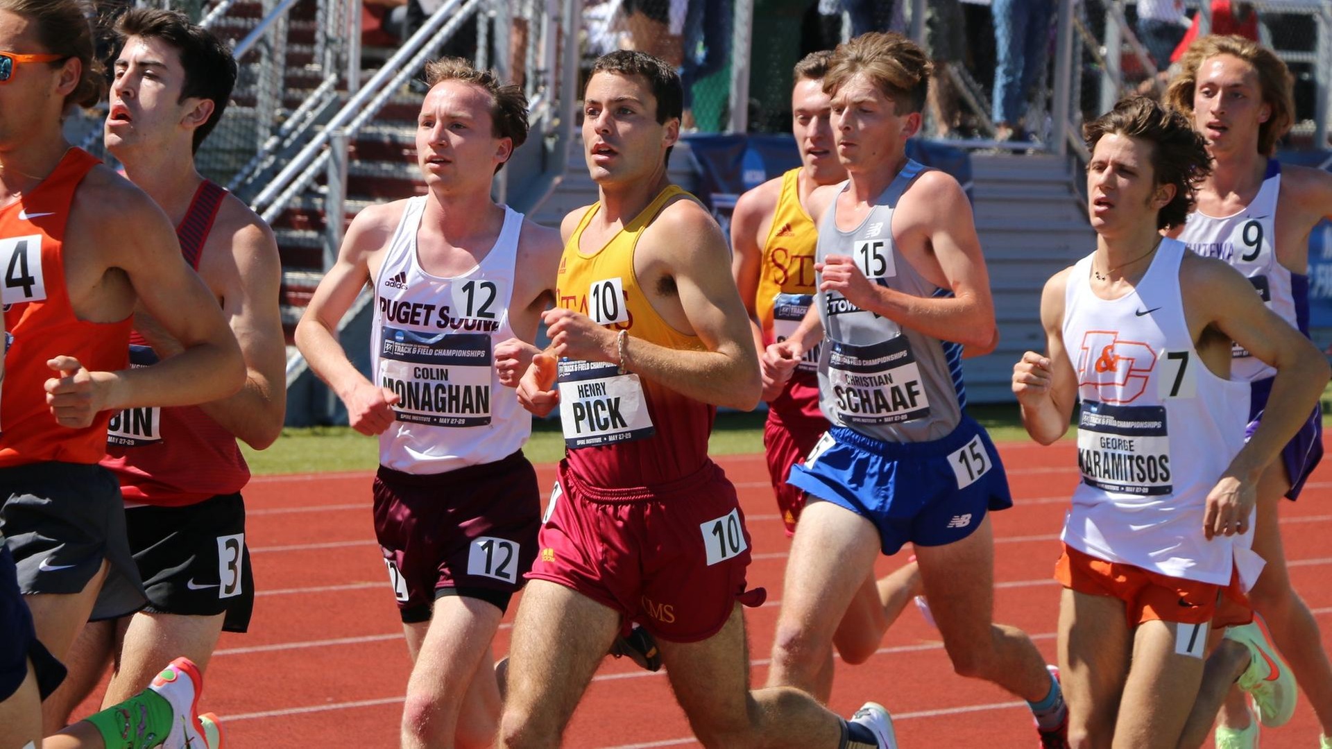 Henry Pick had top-5 NCAA finishes in both the fall and spring