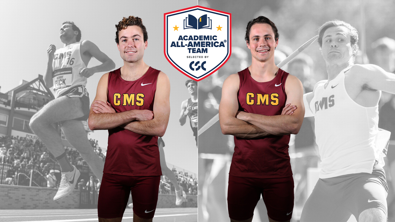 Henry Pick (l) and Truman Knowles (r) earned Academic All-America distinction