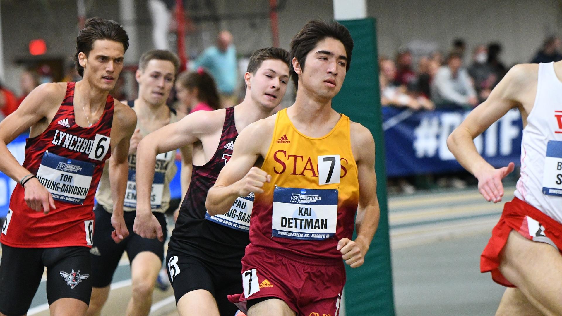 Kai Dettman was one the 11 Stags honored by the USTFCCCA