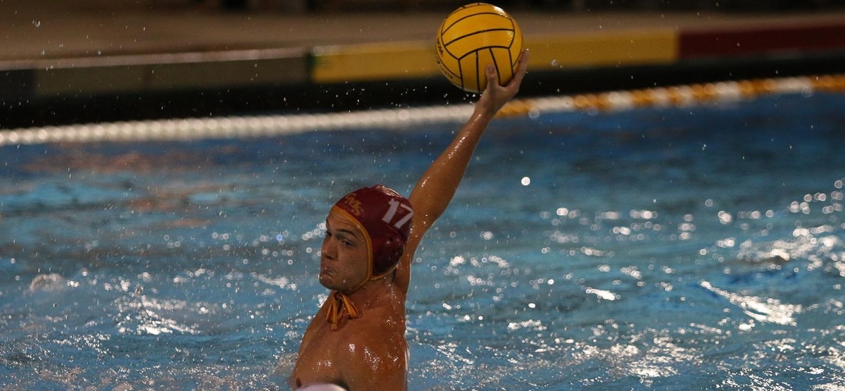 Ethan Lewis Scores with Three Seconds Left to Give CMS Men's Water Polo 6-5 win over Navy