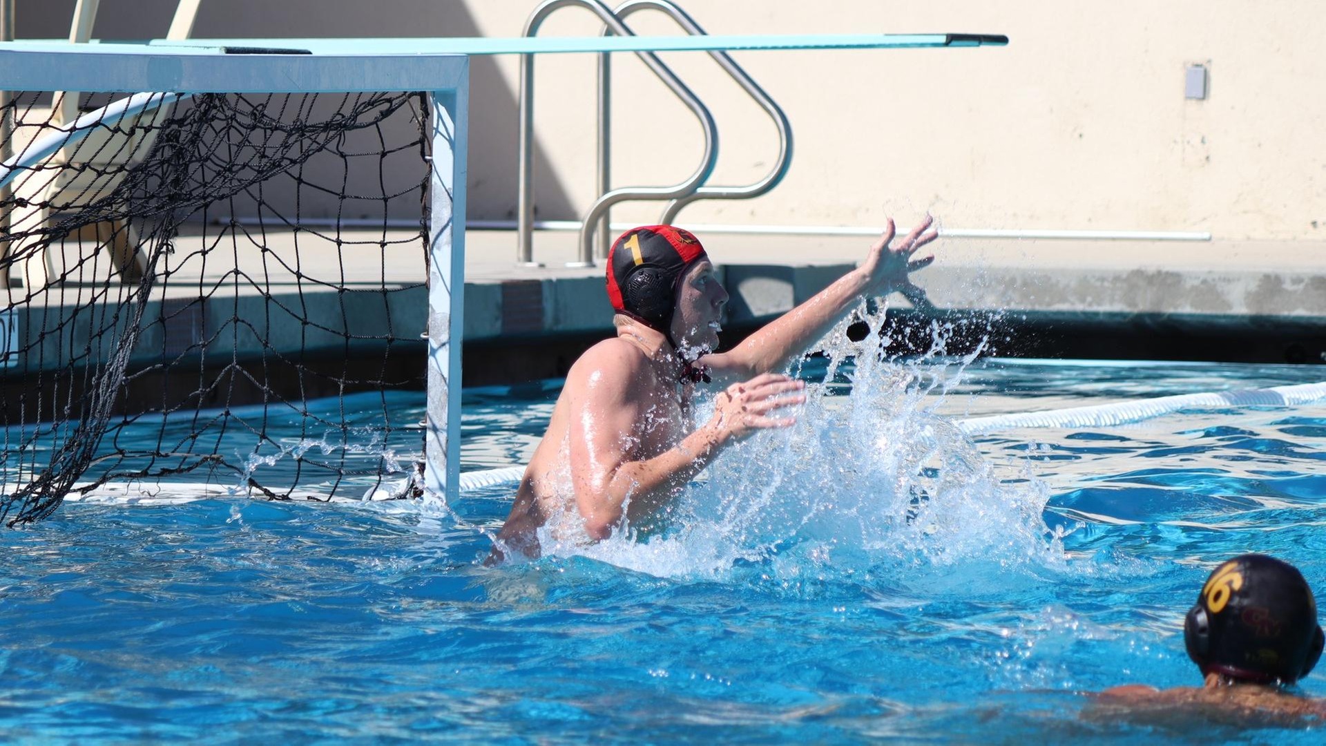 Aidan Nettekoven had 13 saves (photo by Caelyn Smith)