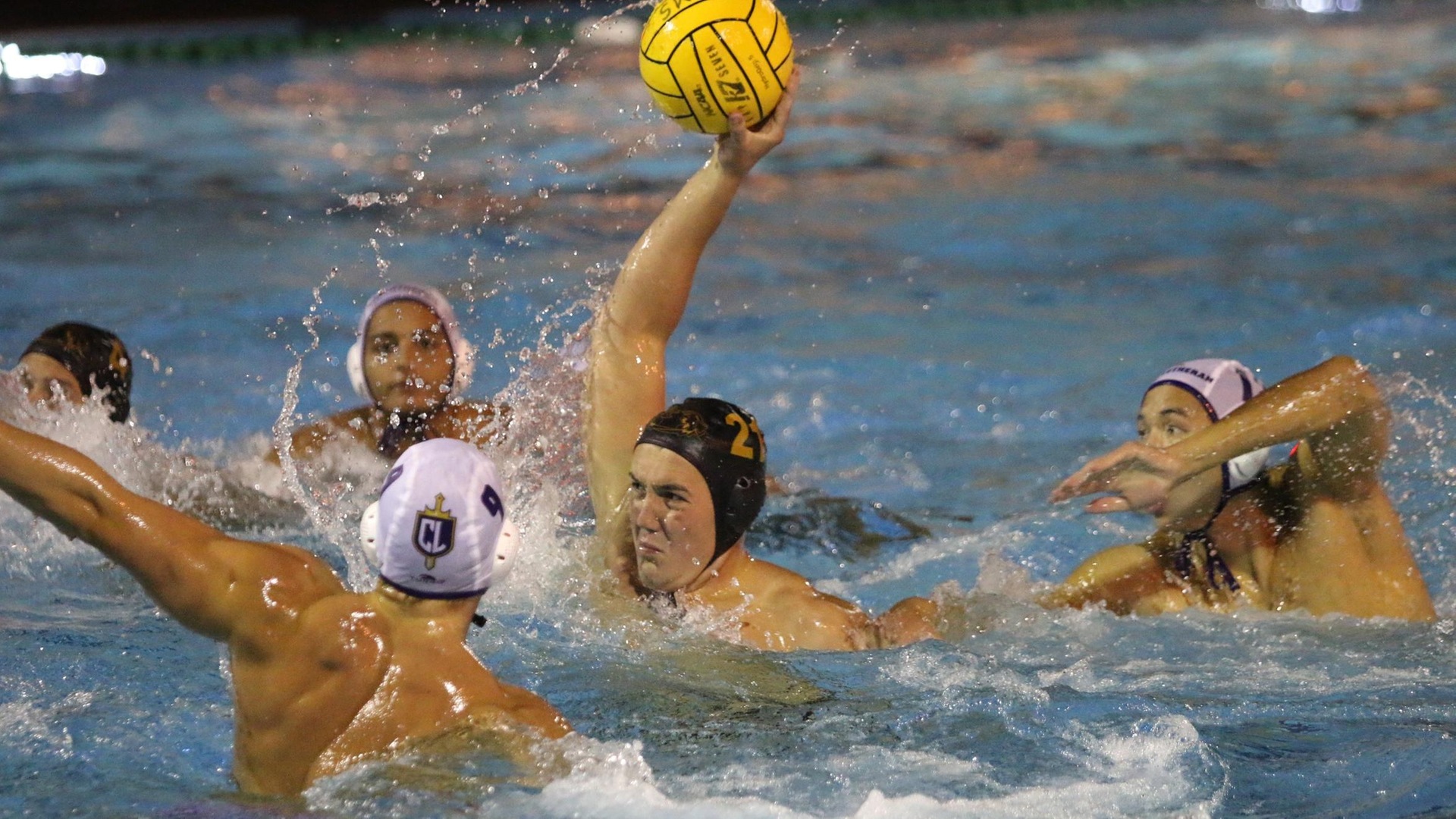 Jeffrey Koretz scores one of his two early goals (photo by Stella Cheng)