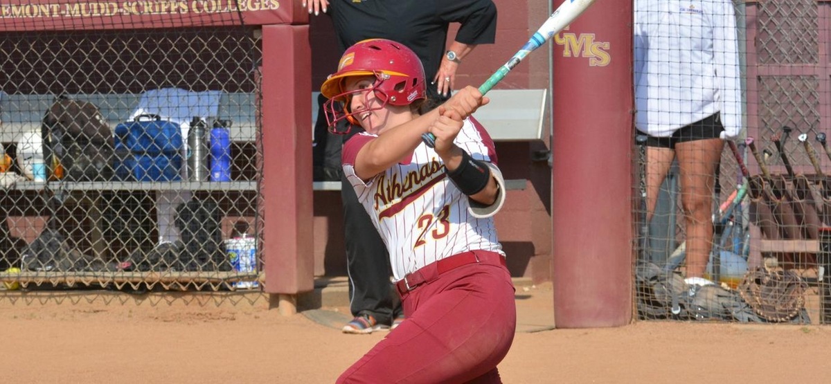 Maddie Valdez hit her 10th homer of the season, setting a new CMS record, in a 5-1 win in the opener.