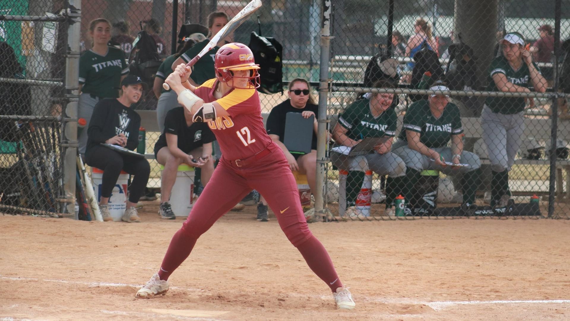 Paige Zimmerman had a pair of RBI singles in a nine-run fourth (photo courtesy NFCA)