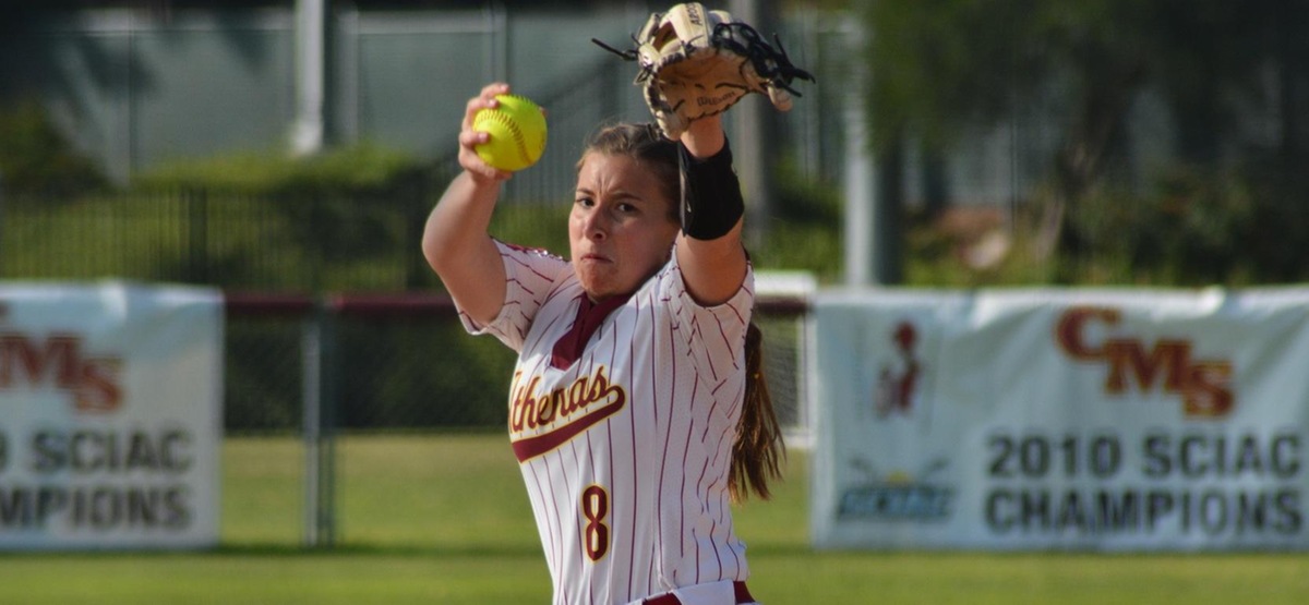Lauren Richards threw a four-hitter to improve to 18-1 in her career in SCIAC games