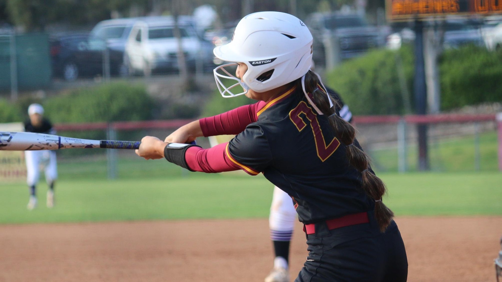 Emma Suh was 3-for-4 for the Athenas
