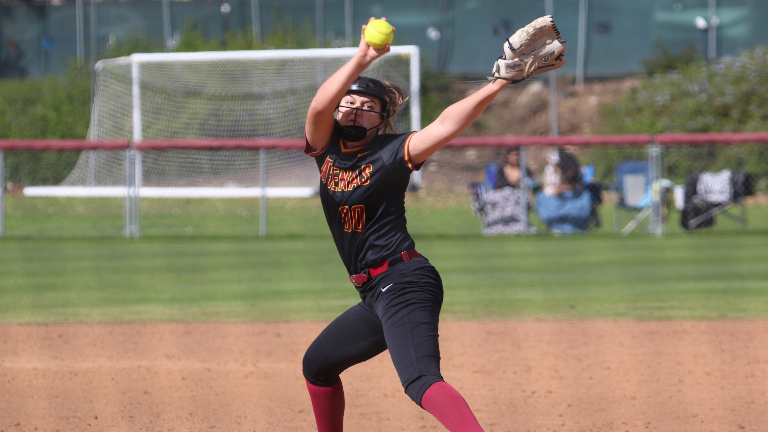 Hannah Adams started by retiring the first 10 batters