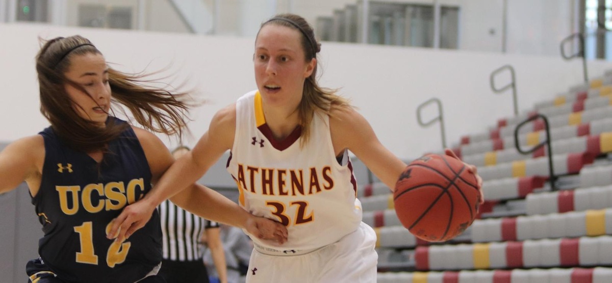 Maya Love Steal Helps CMS Women's Basketball Hang On for Big Road Win over Chapman