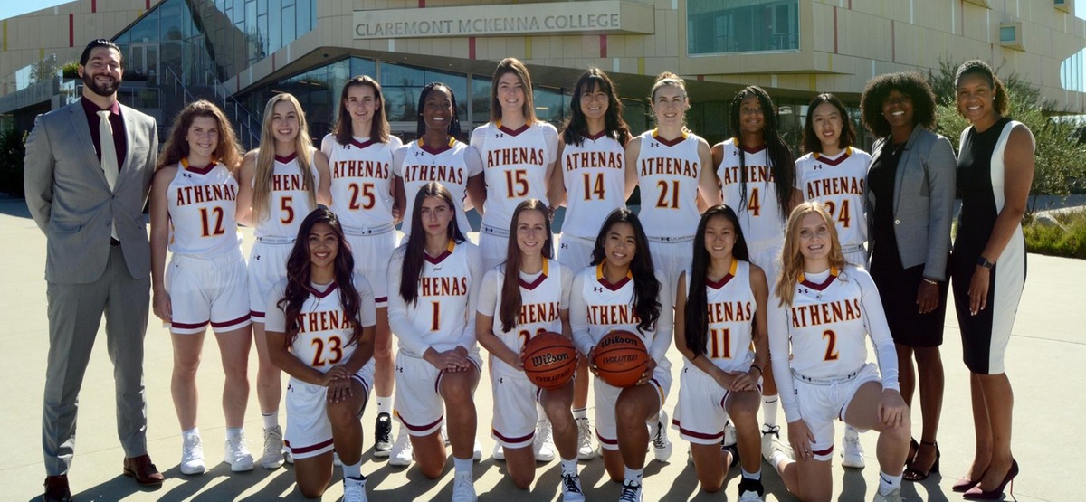 Your 2019-20 CMS Women's Basketball team led by Head Coach Chanel Murchison and assistant coaches Matthew Layman (top row left) and Sherrie Session (top row far right) open the new campaign with eyes on the NCAA Tournament as SCIAC favorites.