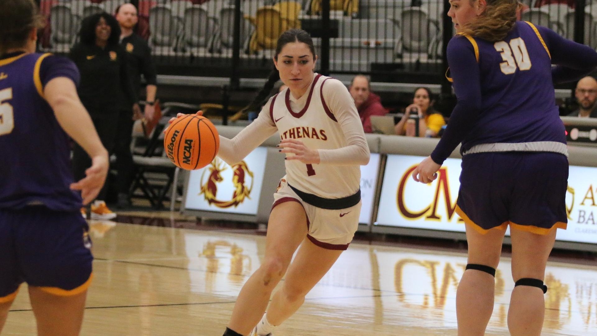 Mary Markaryan led CMS with 20 points and nine rebounds.