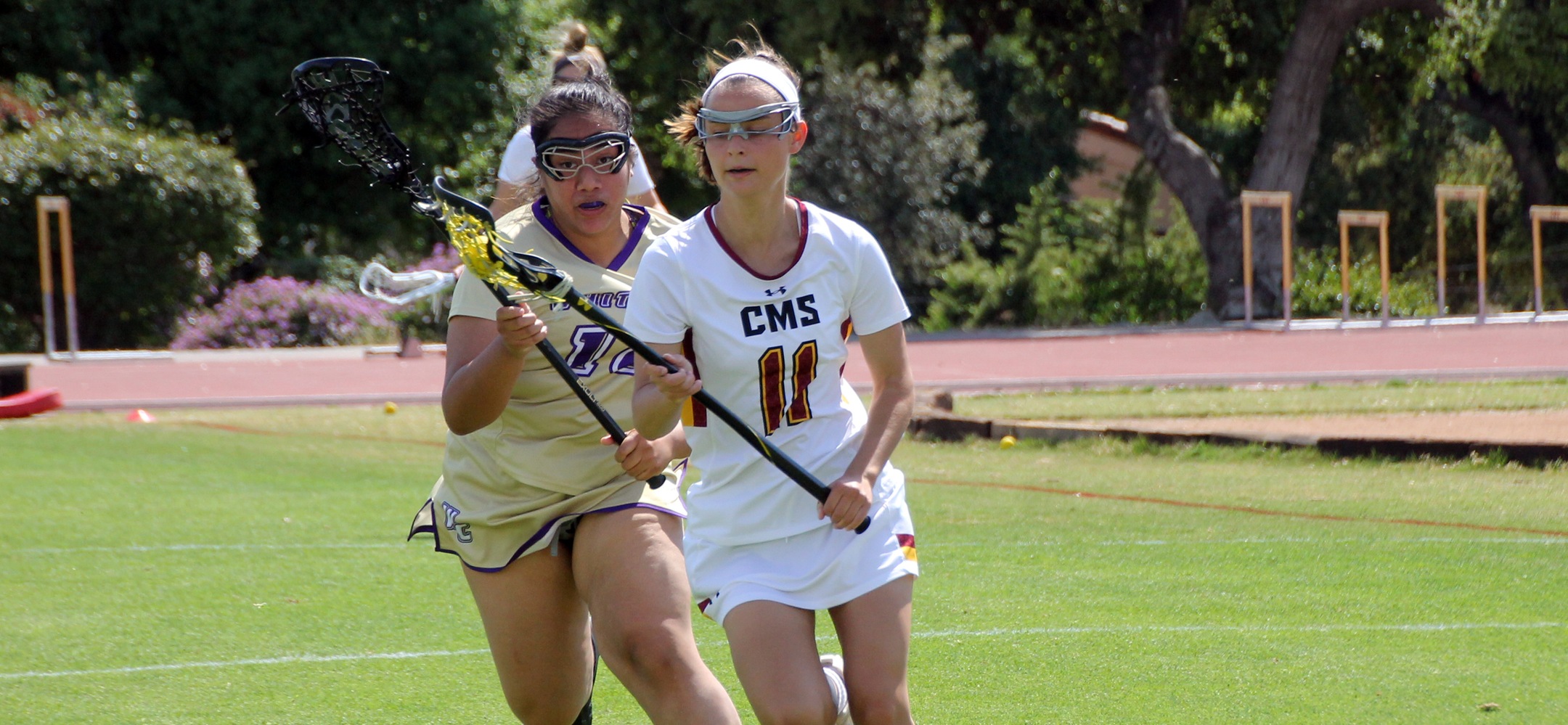 Julia Mueller had two goals and an assist, one of six Athenas to register a multi-goal game (photo by Tessa Ulrich)