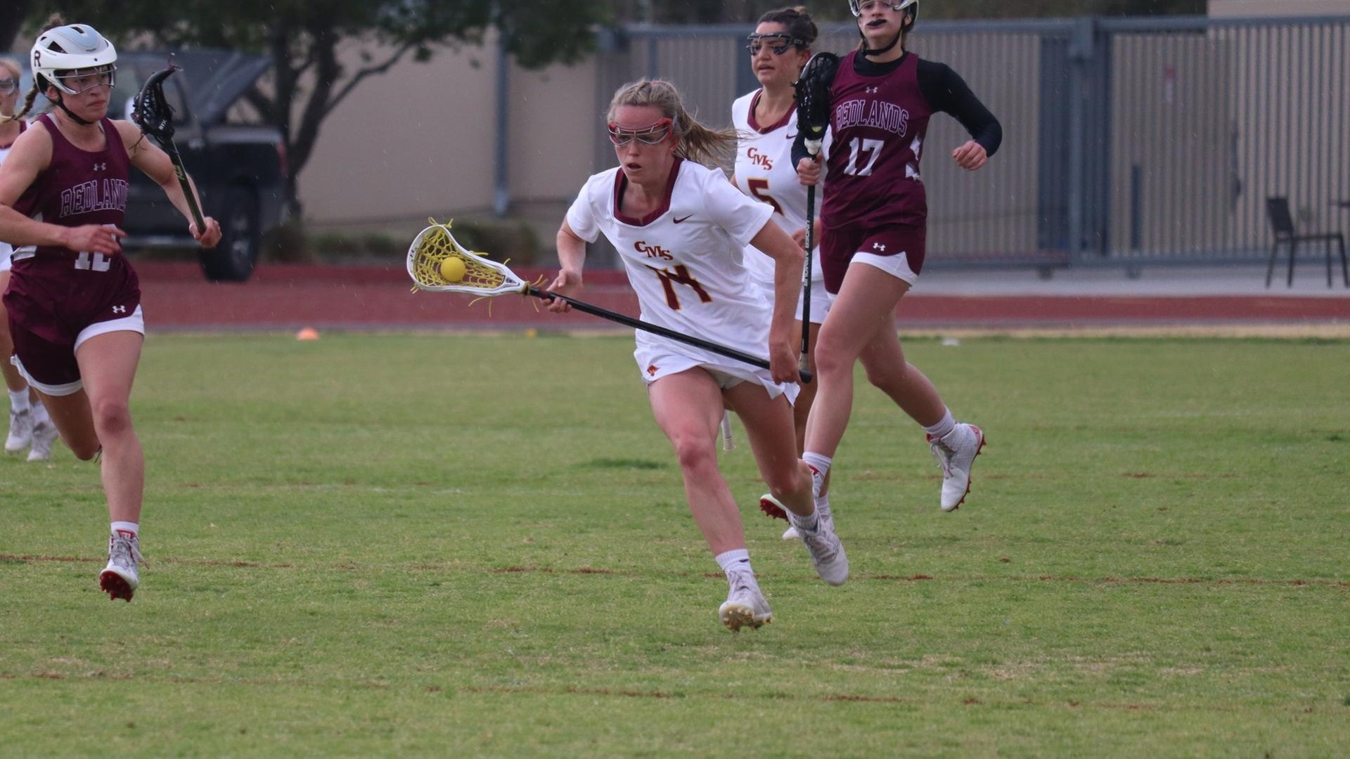 Olivia Carey had two early goals for the Athenas (photo by Caelyn Smith)