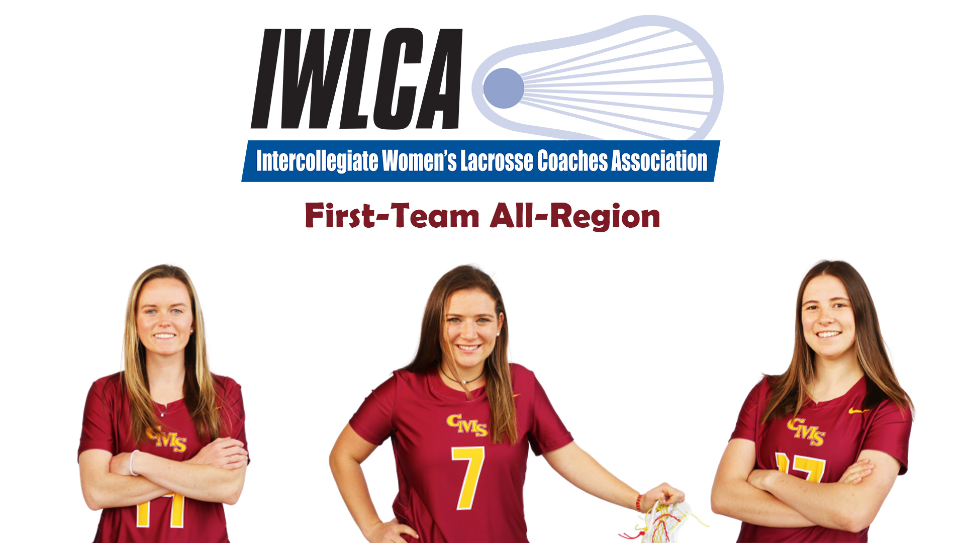 L to R: Olivia Carey, Alex Futterman, and Emme McMullen earned all-region honors