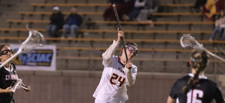 Thumbnail photo for the WLAX vs. Chapman, SCIAC Semis (Caelyn Smith) gallery