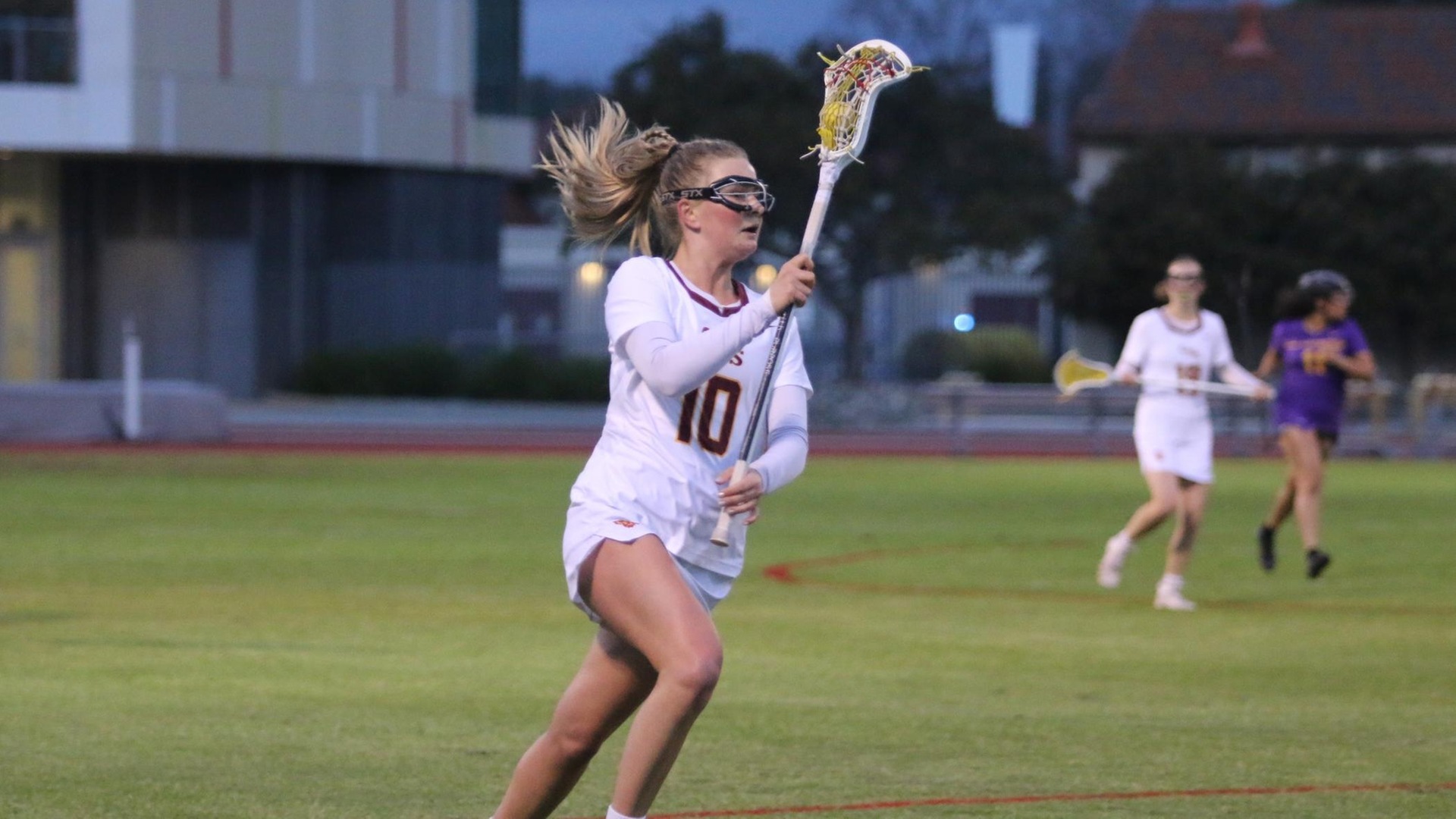 Taylor Daetz had three goals and five draw controls (photo by Sun Young Byun)