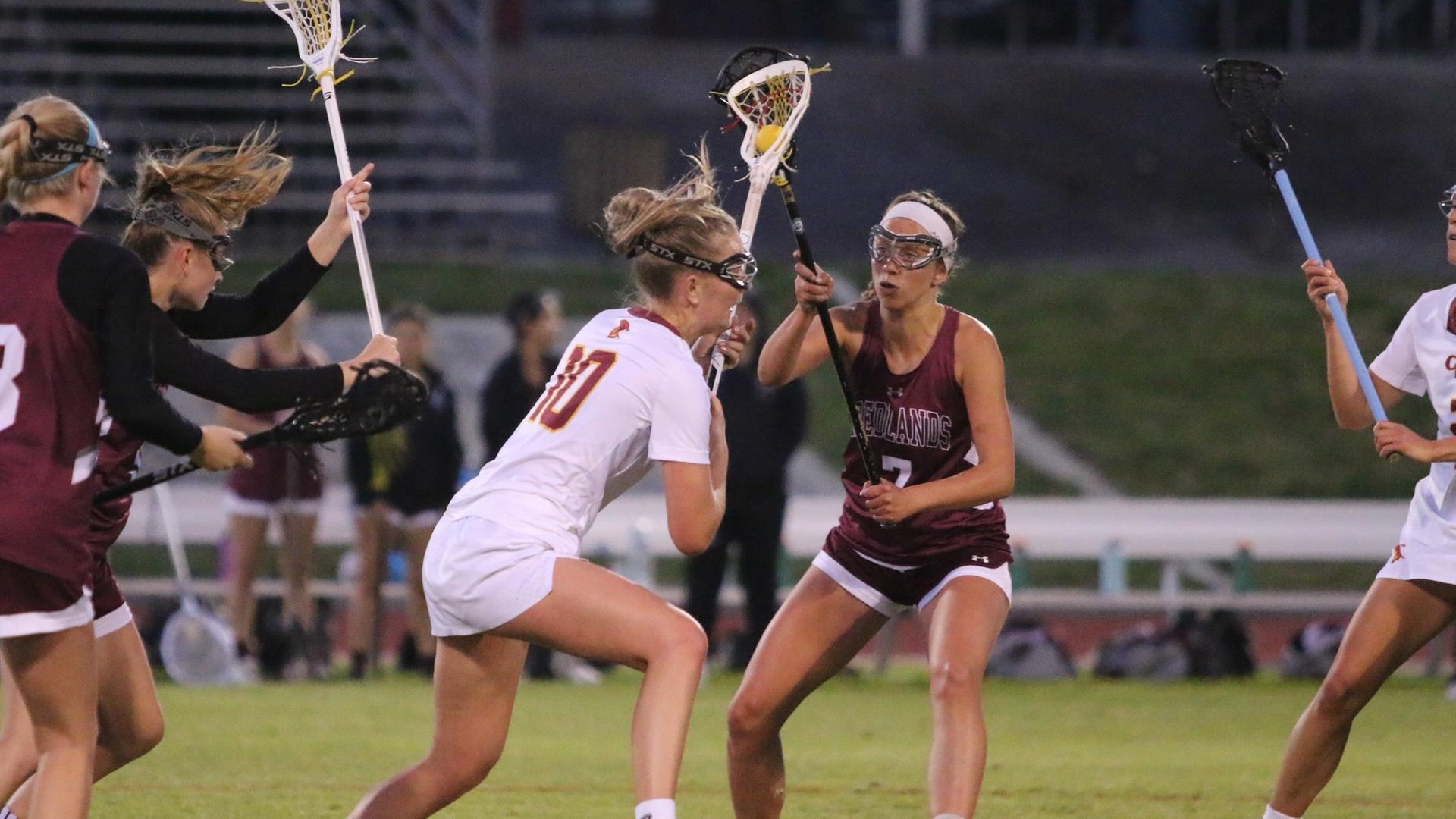Taylor Daetz had three goals and five draw controls (photo by Sun Young Byun)