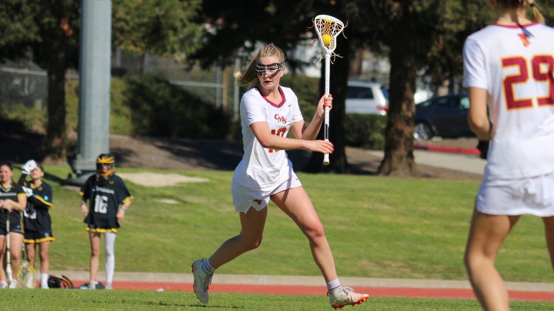 Taylor Daetz had three goals and two assists for the Athenas