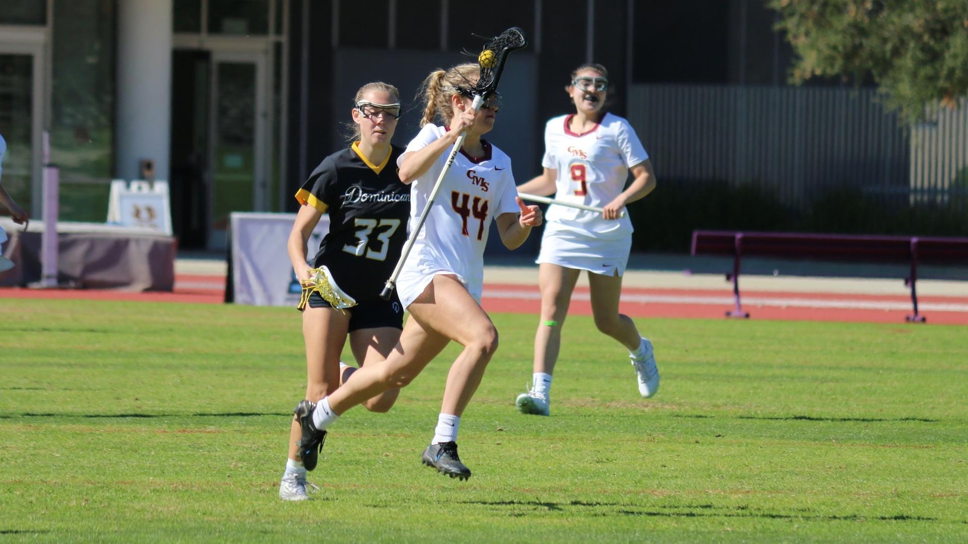 Stella Hansot had five goals to lead CMS (photo by Ruby Marks)