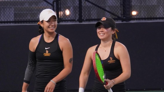 Audrey Yoon and Sena Selby won in both singles and doubles