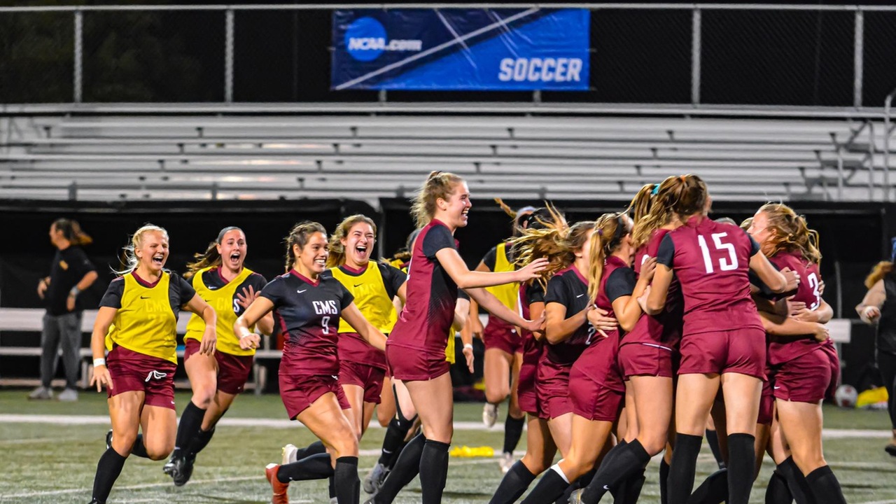 CMS women's soccer celebrates NCAA regional title