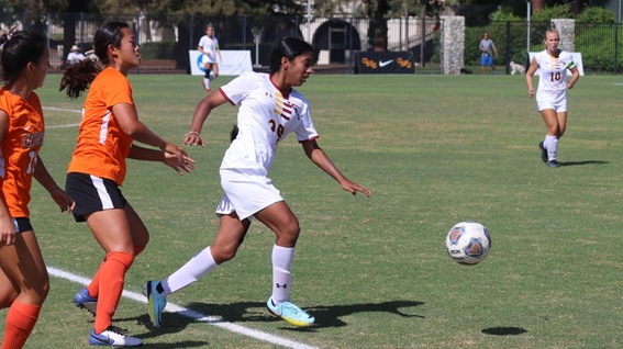 Nithya Yeluri had her first career goal before the game was suspended (photo by Stella Cheng)