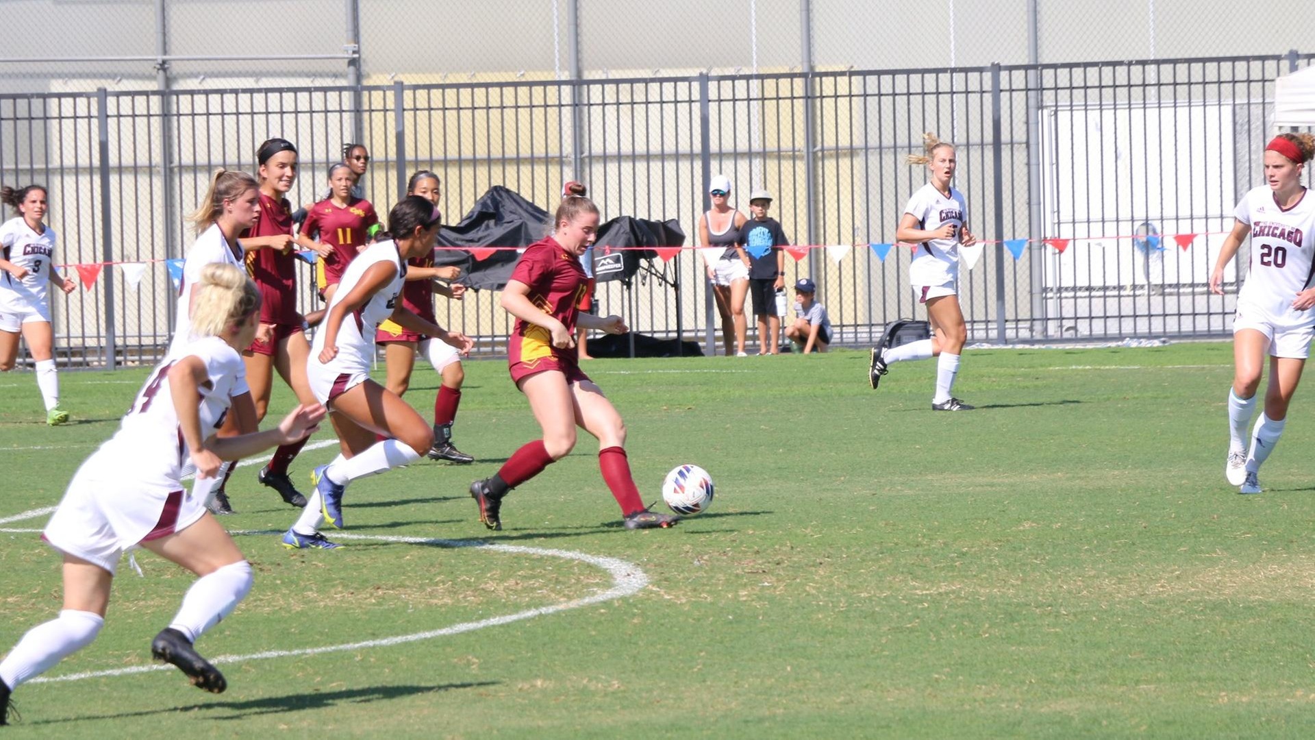 Kaitlyn Helfrich scored twice in the first 20 minutes (photo by Julian Rivera-Williams)