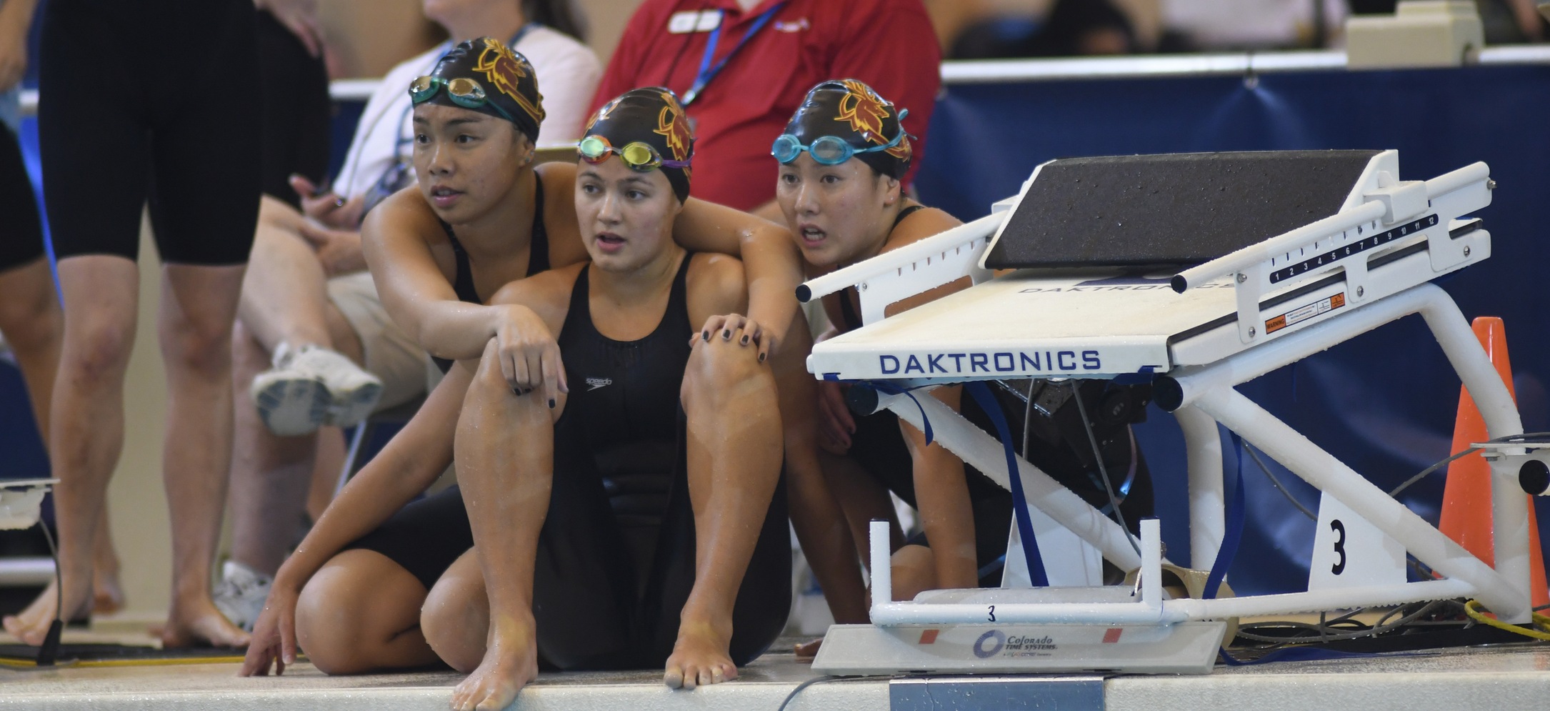 Williams, Ngo and Presti place individually; 800 free relays earn points for CMS